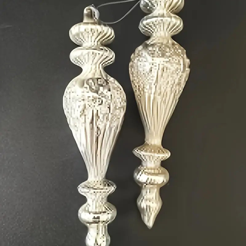 dekorative Anhänger aus Silberglas