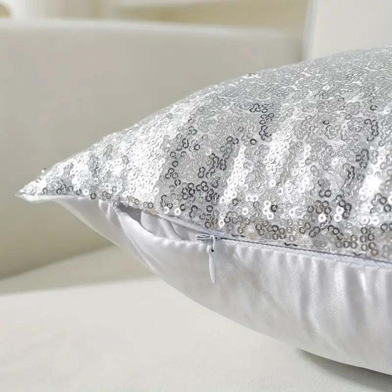 Kissenbezug mit Pailletten