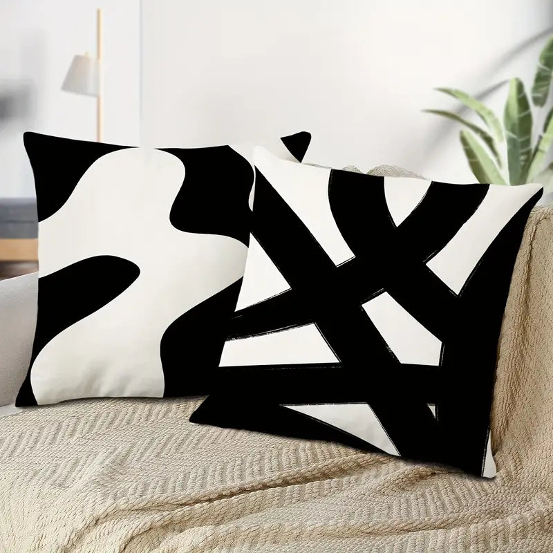 Kissen Set Black&White
