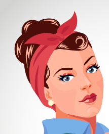 Haarreifen Rockabilly