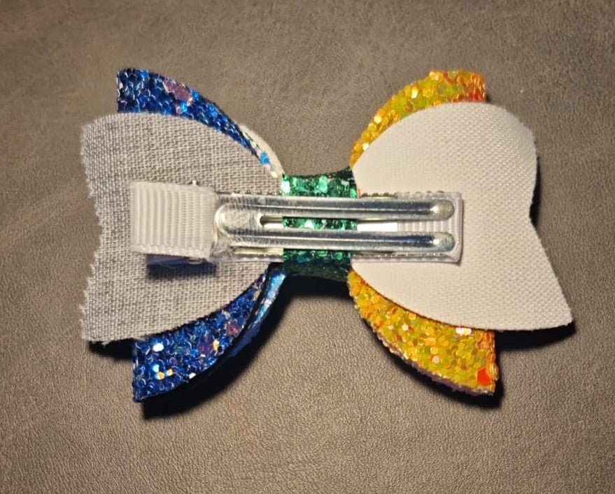 XPride-Schleife Regenbogen mit Glitzer