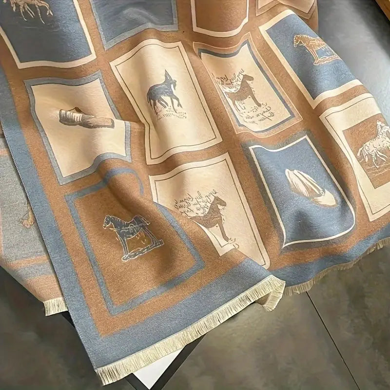 Schal im Horse-Style